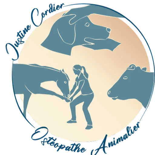 logo Justine Cordier Ostéopathe Animalier
