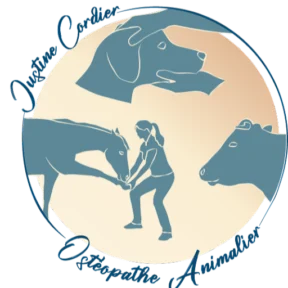 logo Justine Cordier Ostéopathe Animalier